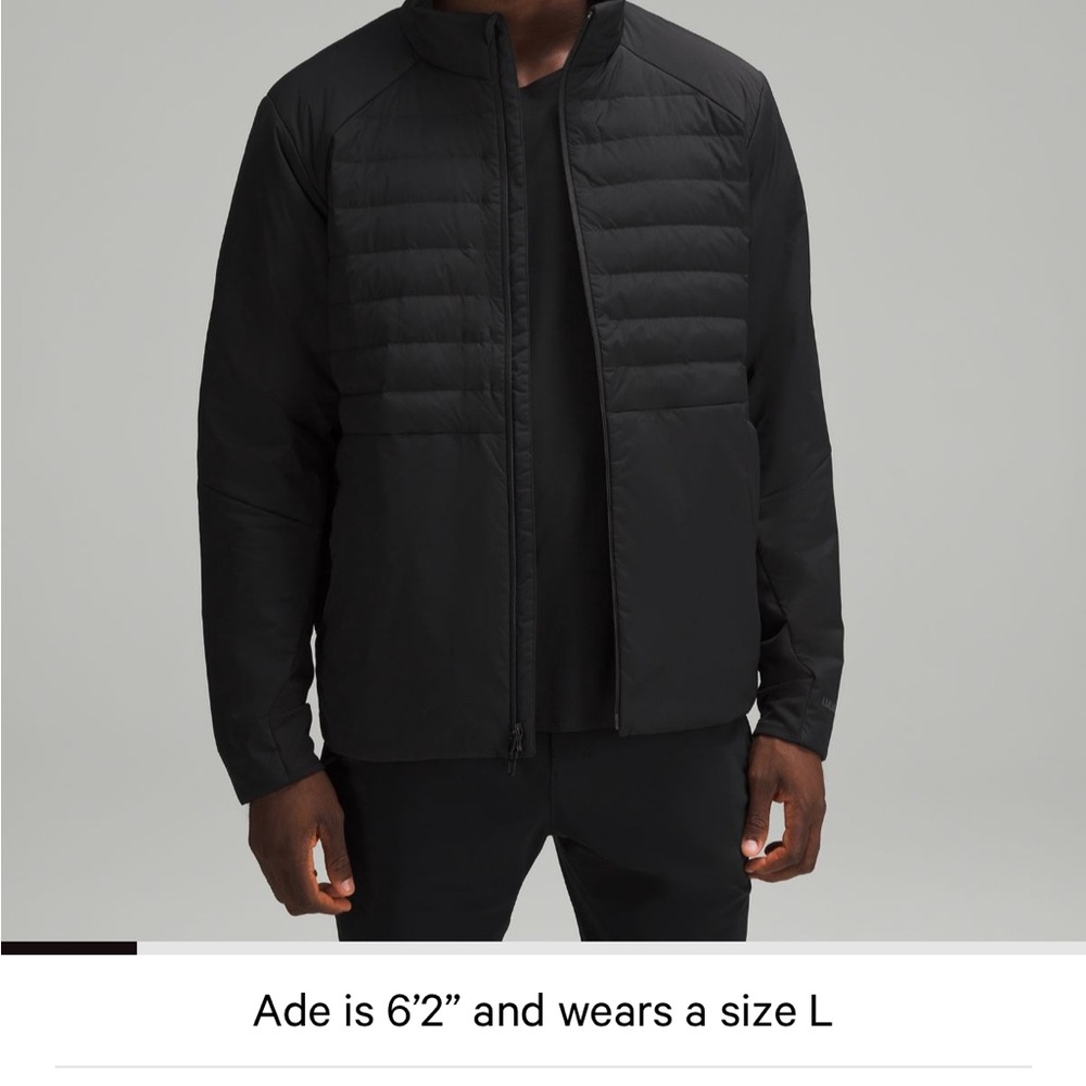 lululemon Men’s “Down for It All” Black Puffer Jacket